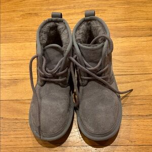 UGG Dark Gray Rubber Sole Sandals